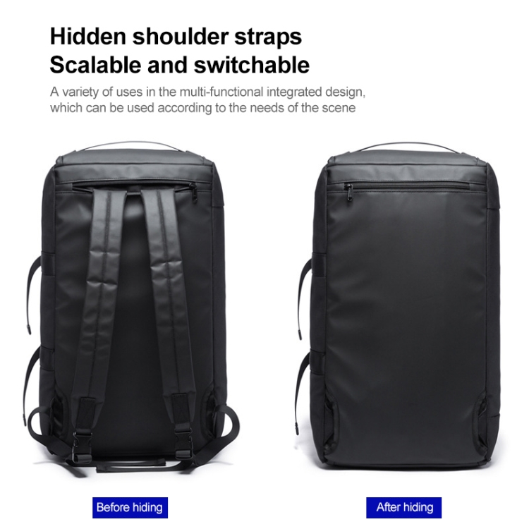 Bange BG-7088 Men Oxford Cloth Waterproof Multifunctional Travel Bag, Size: 54 x 28 x 24cm(Black) - 2