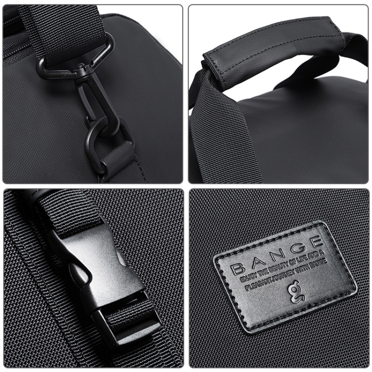 Bange BG-7088 Men Oxford Cloth Waterproof Multifunctional Travel Bag, Size: 54 x 28 x 24cm(Black) - 4