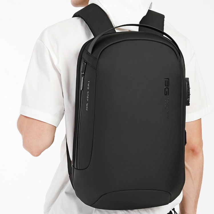 Bange BG-7225 Men Waterproof Anti-theft Backpack, Size: 48 x 32 x 15cm(Black) - B6