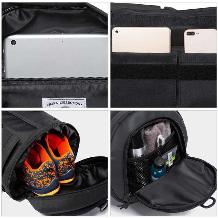 KAKA KaKa-1990 Men Oxford Cloth Outdoor Three-Use Waterproof Mountaineering Bag,Capacity: 43L - 5