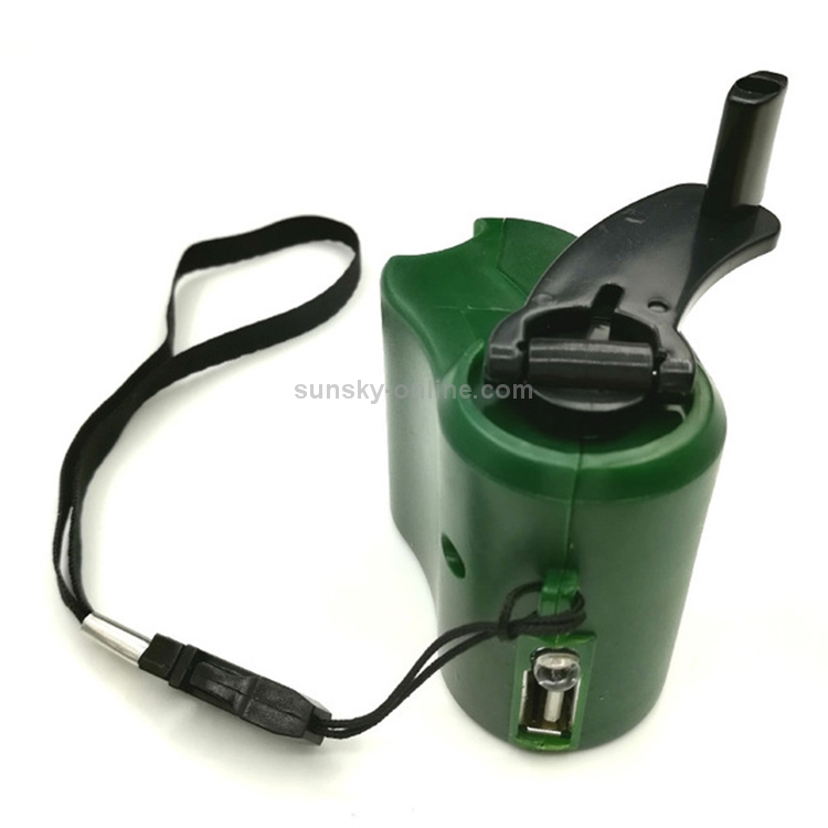 LTQ Vapor Générateur de manivelle 30 W 0-28 V Dynamo portable étanche  Chargeur militaire pour recharger votre téléphone portable en plein air  avec prise USB (Green) : : High-Tech