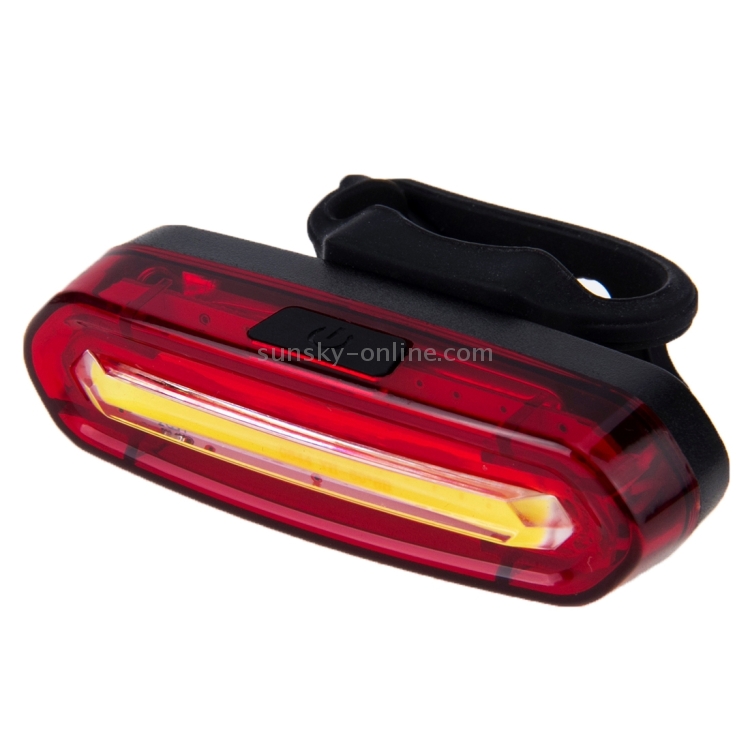 Feu Arrière Vélo Rechargeable USB - LED 100 Lumens, 8 Modes, étanche IPX4, Double Fixation, Autonomie Jusqu'à 35h