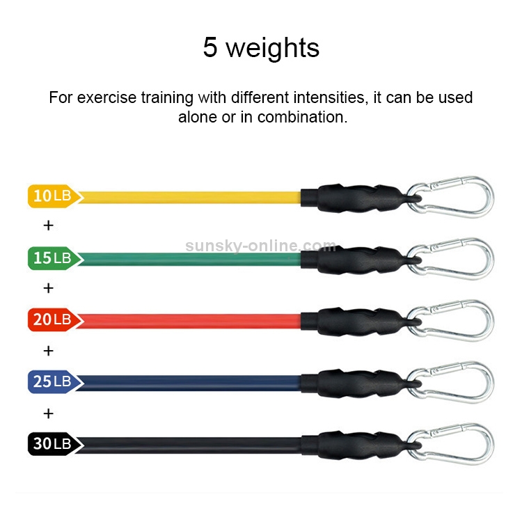 Fitness Equipment Elastic Exercise Resistance Bands Workout Pull