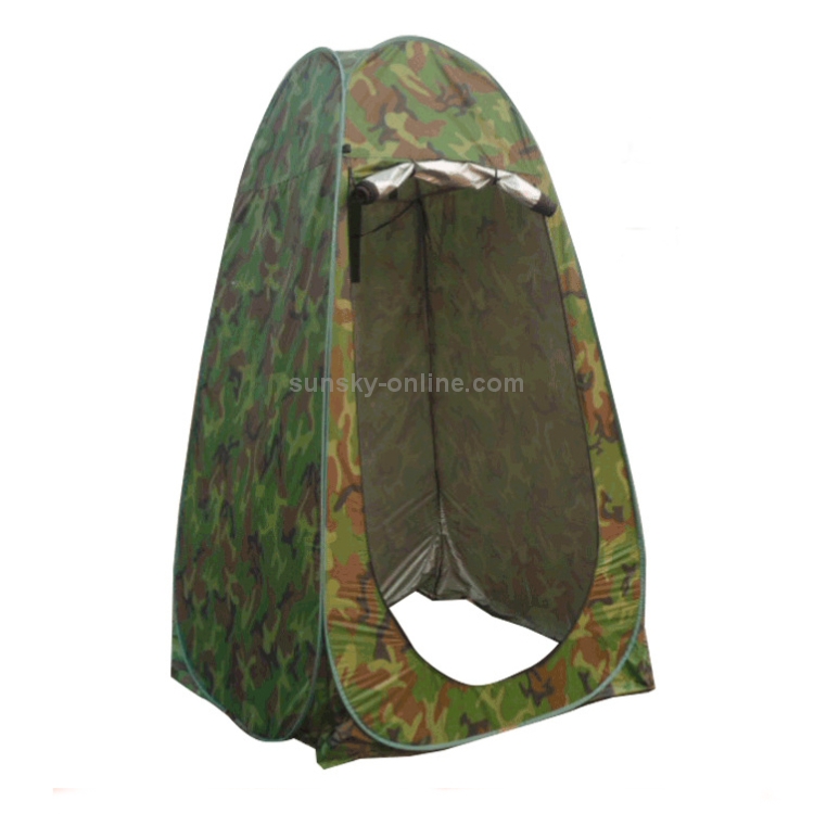 Tienda de baño para cambiarse de ropa con ventana, individual, tamaño:  190x120x120cm (camuflaje)