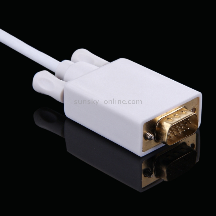 1.8m Mini DisplayPort Male to VGA Male Adapter Cable