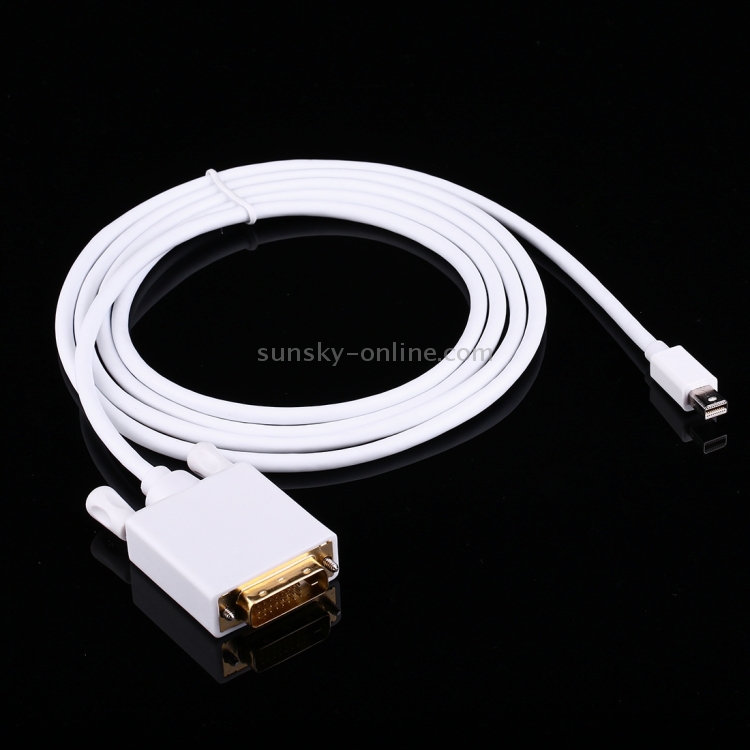 1.8m Mini DisplayPort Male to DVI Male Adapter Cable 1.8m Mini DisplayPort Male to DVI Male Adapter Cable