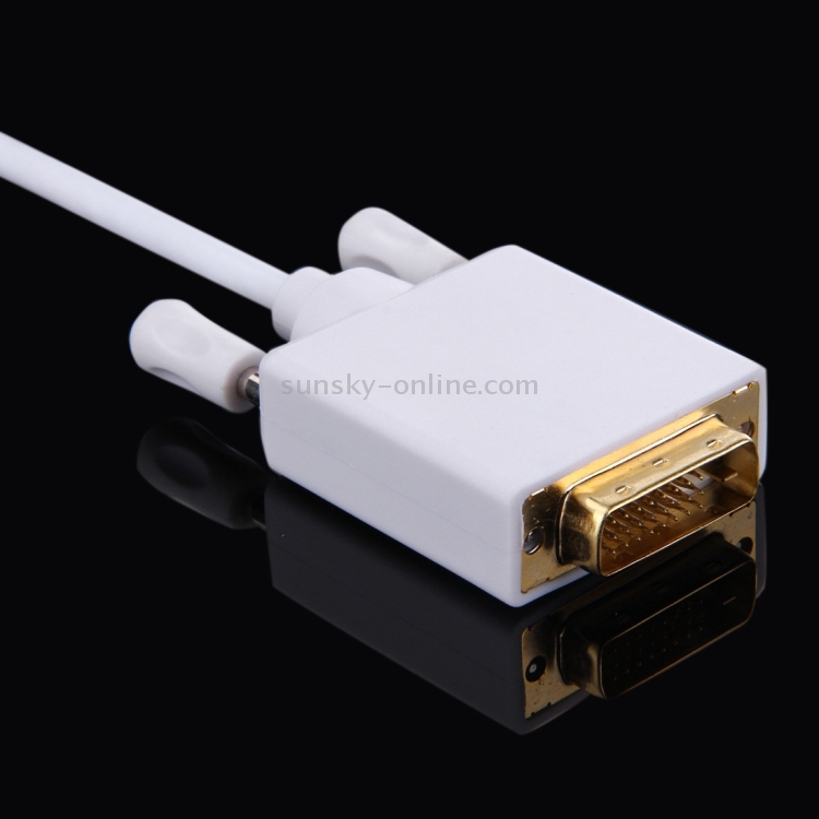 1.8m Mini DisplayPort Male to DVI Male Adapter Cable 1.8m Mini DisplayPort Male to DVI Male Adapter Cable