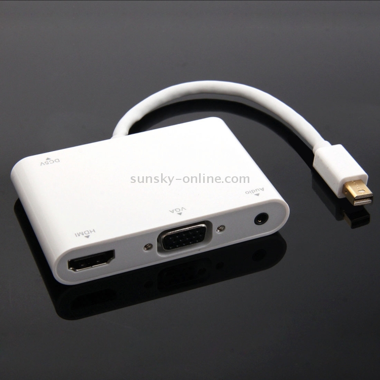 15cm 4K x 2K Mini Display to VGA / Audio / HDMI Adapter Cable