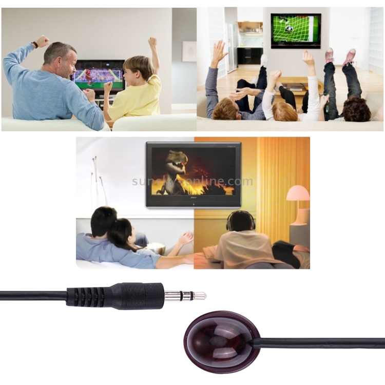1m Infrarrojos IR TV HDMI Control remoto Receptor y emisor Cable extensor Adaptador de cable de 3,5 mm (para S-PC-1247) - 4
