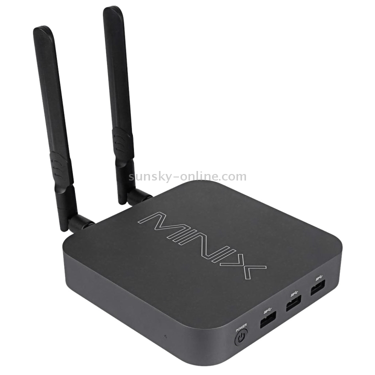 MINIX NGC-1 4K Windows 10 Home Celeron N3150 64-bit Quad Core 1000Mbps TV BOX Mini PC, RAM: 4GB, ROM: 128GB, compatible con WiFi de doble banda, Bluetooth - 1