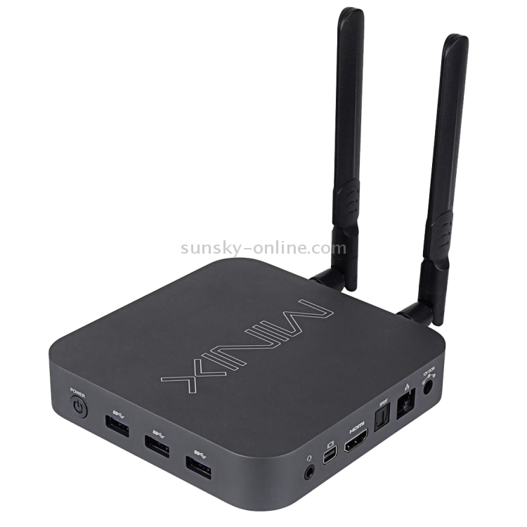 MINIX NGC-1 4K Windows 10 Home Celeron N3150 64-bit Quad Core 1000Mbps TV BOX Mini PC, RAM: 4GB, ROM: 128GB, compatible con WiFi de doble banda, Bluetooth - 2