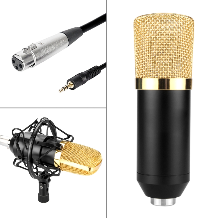 BM800 Kit de Microphone à Suspension Professionnel Studio Diffusion en  Direct Diffusion Enregistrement Ensemble de Microphone à Condensateur