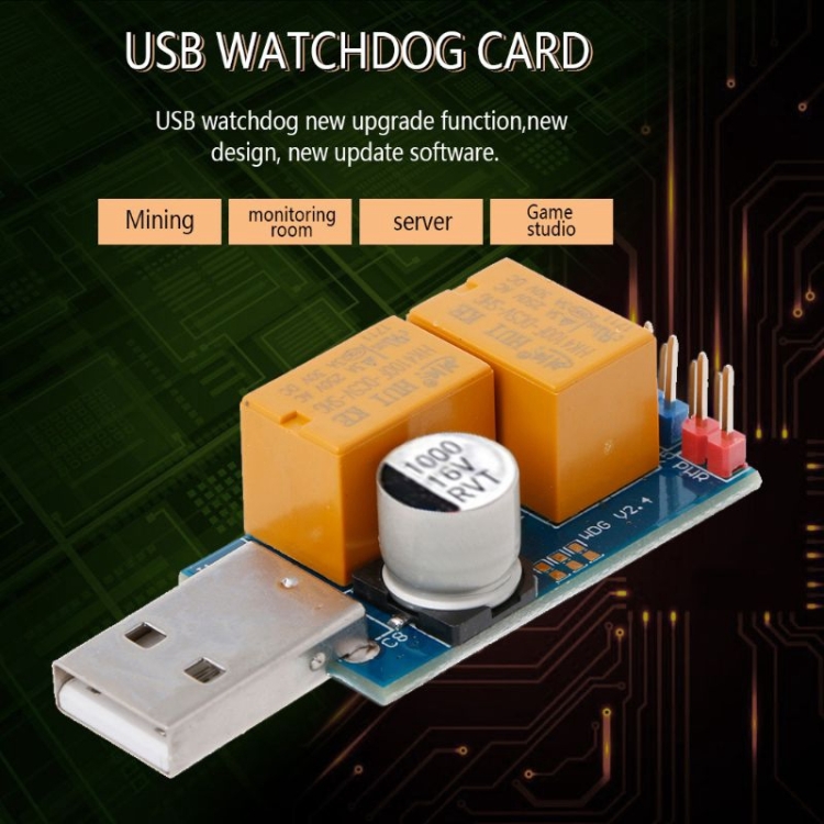 USB Watchdog Reboot PC Automatic Restarting Computers Tool for PC Crash 