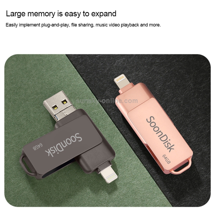 8GB USB 3.0 + 8 Pin + USB-C / Type-C Android iPhone Computer Dual-use Rotary U Disk(Silver) 8GB USB 3.0 + 8 Pin + USB-C / Type-C Android iPhone Computer Dual-use Rotary U Disk(Silver)