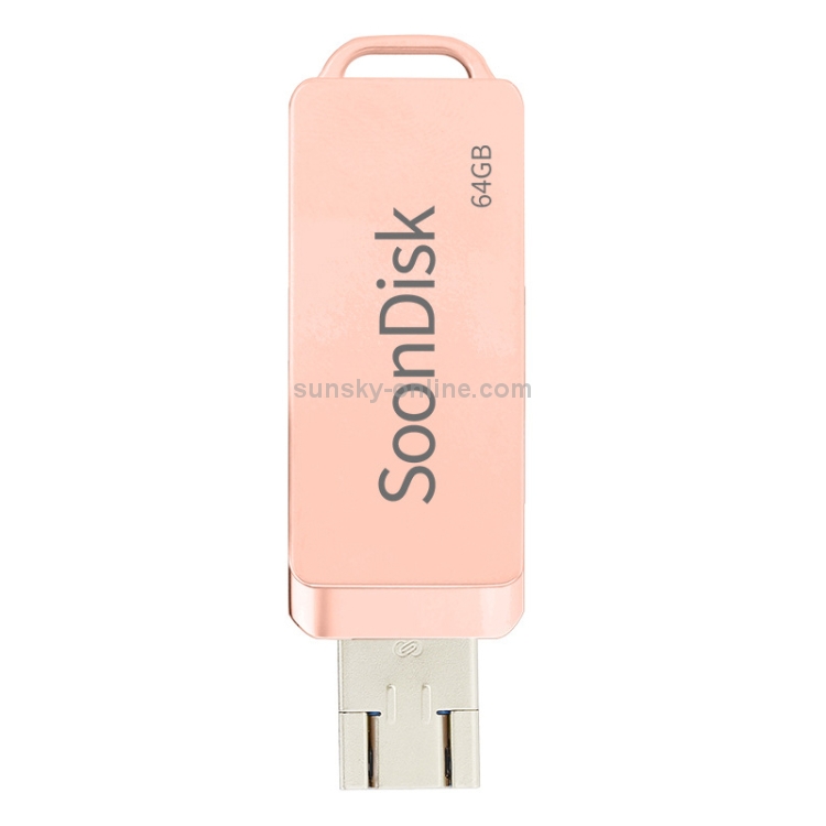 32GB USB 3.0 + 8 Pin + USB-C / Type-C Android iPhone Computer Dual-use Rotary U Disk(Rose Gold) 32GB USB 3.0 + 8 Pin + USB-C / Type-C Android iPhone Computer Dual-use Rotary U Disk(Rose Gold)