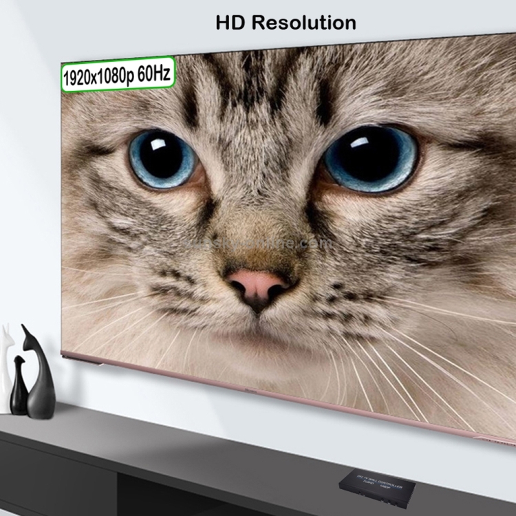 BT14 Ultra HD 4K x 2K 2x2 HDMI TV Controlador de pared de pantalla múltiple Procesador de empalme - 7