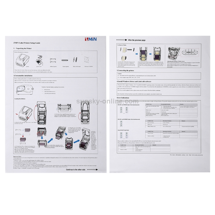 H8 Práctico puerto USB Calibración térmica automática Impresora de código de barras Supermercado, tienda de té, restaurante, tamaño máximo de papel térmico admitido: 57 * 30 mm - 8