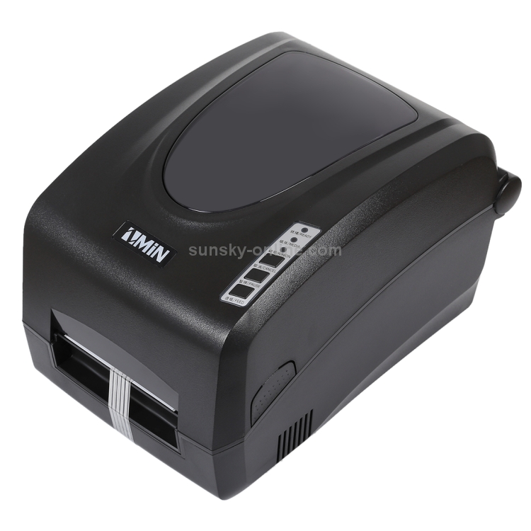 X1 Conveniente puerto USB Calibración térmica automática Impresora de código de barras Supermercado, tienda de té, restaurante, tamaño máximo de papel térmico admitido: 57 * 30 mm (negro) - 1