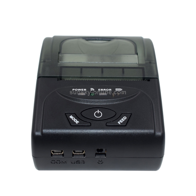 POS-5807 Impresora de tickets térmica Bluetooth portátil con puerto USB de 58 mm, tamaño máximo de papel térmico admitido: 57x50 mm - 3