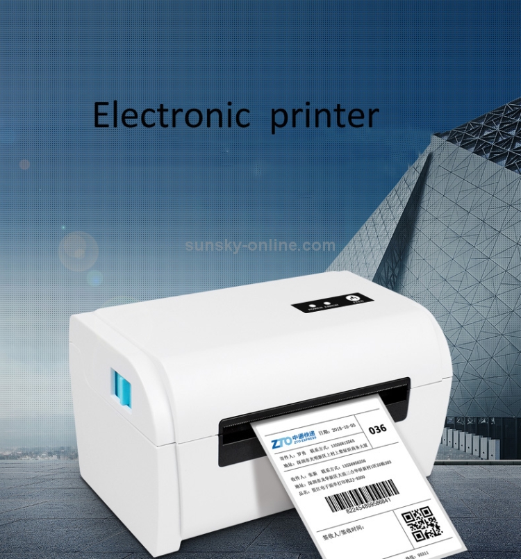 Impresora térmica de tickets con puerto USB portátil ZJ-9200 con soporte - 6