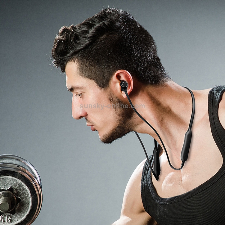 CYKE S6 Neck-mounted Metal Magnetic Sports Waterproof Bluetooth Earphone with Microphone, Support Calls(Black) CYKE S6 Neck-mounted Metal Magnetic Sports Waterproof Bluetooth Earphone with Microphone, Support Calls(Black)