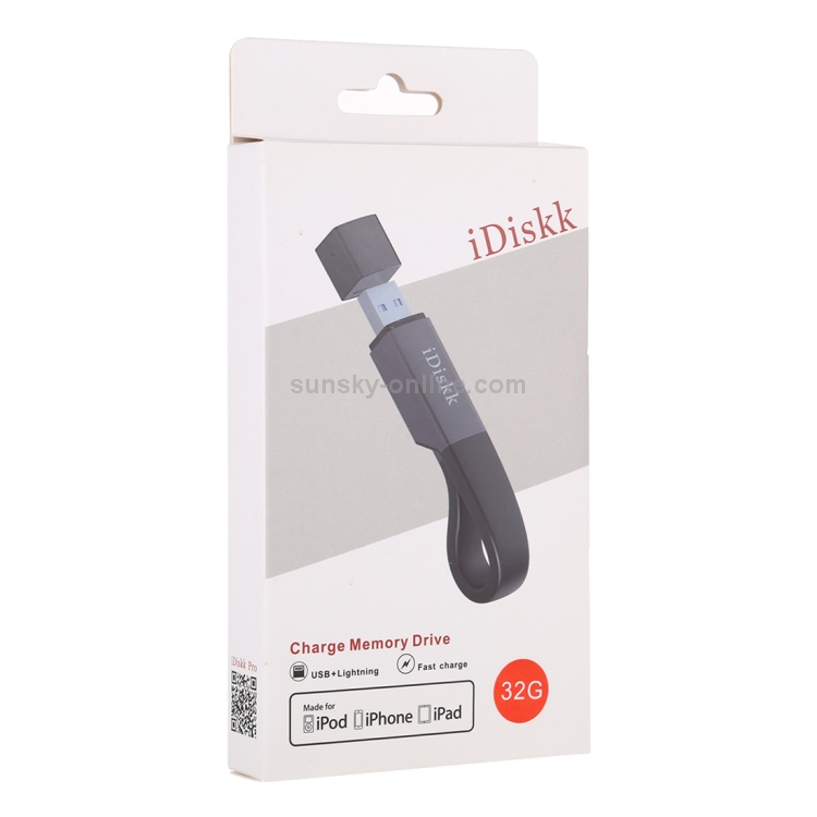 iDiskk 0011 32GB USB Interface USB Flash Drive with 8 Pin Charging Interface iDiskk 0011 32GB USB Interface USB Flash Drive with 8 Pin Charging Interface