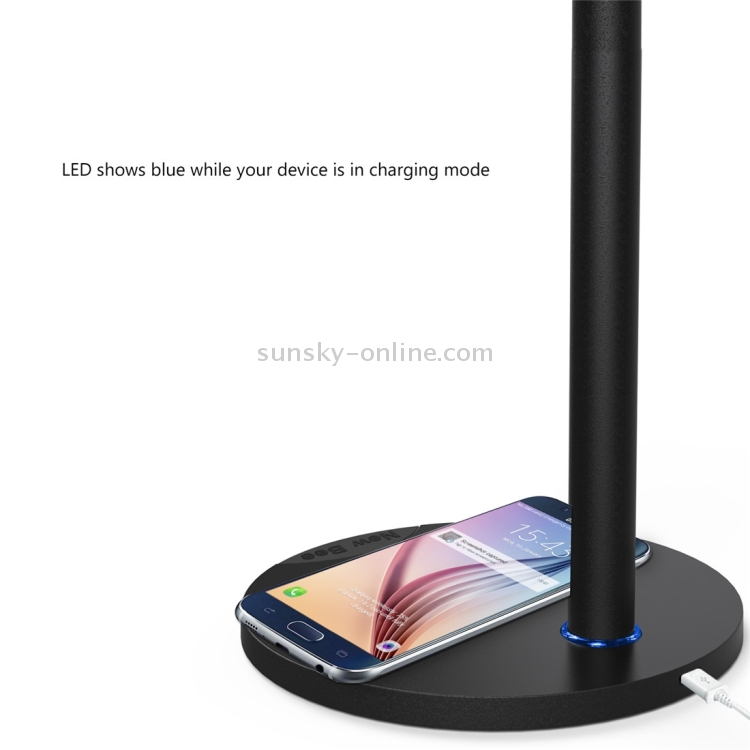 New Bee 2 in 1 ABS + Aluminium Alloy + TPU Material Headphone Holder / Headset Stand & QI Standard Wireless Charging Transmitter(Black) New Bee 2 in 1 ABS + Aluminium Alloy + TPU Material Headphone Holder / Headset Stand & QI Standard Wireless Charging Transmitter(Black)