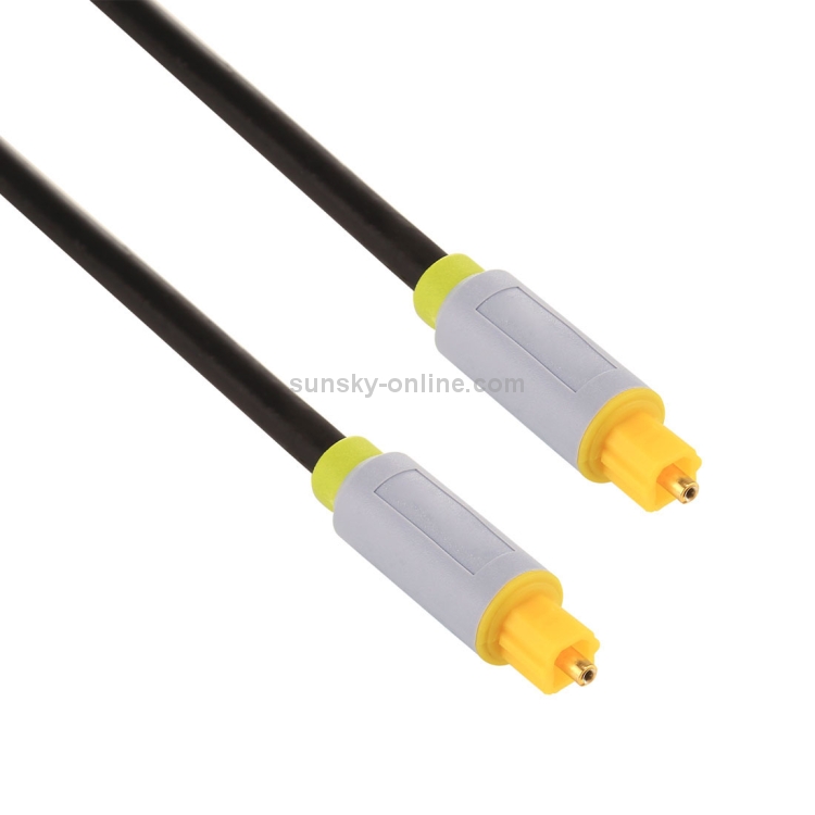 Cable de audio óptico digital de 1m OD5.0mm Toslink macho a macho - 1