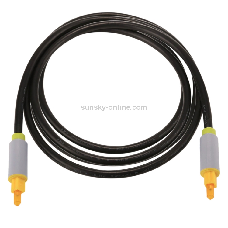 Cable de audio óptico digital de 1.5m OD5.0mm Toslink macho a macho - 2