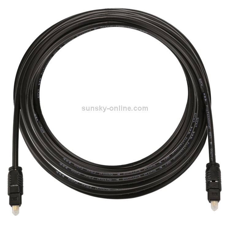 Cable de audio óptico digital EMK 3m OD4.0mm Toslink macho a macho - 2