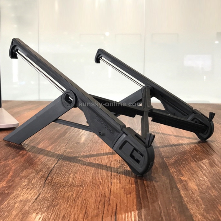 NEXSTAND Laptop Height Extender Holder Stand Folding Portable Computer Heat Dissipation Bracket, Size: 27x3.9x3.6cm(Black) NEXSTAND Laptop Height Extender Holder Stand Folding Portable Computer Heat Dissipation Bracket, Size: 27x3.9x3.6cm(Black)
