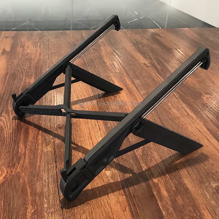 NEXSTAND Laptop Height Extender Holder Stand Folding Portable Computer Heat Dissipation Bracket, Size: 27x3.9x3.6cm(Black) NEXSTAND Laptop Height Extender Holder Stand Folding Portable Computer Heat Dissipation Bracket, Size: 27x3.9x3.6cm(Black)