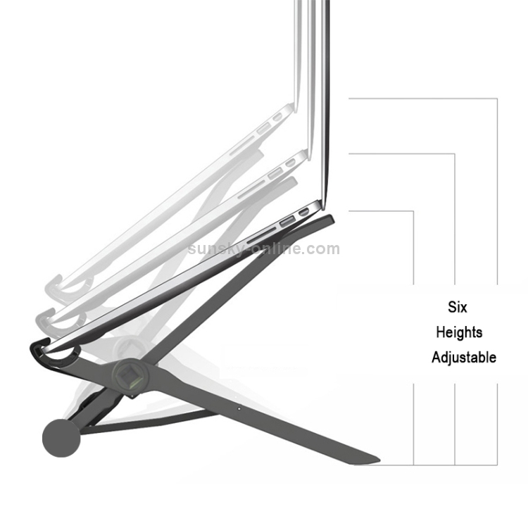 Nexstand K2 Laptop Height Extender Holder Stand Folding Portable Computer Heat Dissipation Bracket, Size: 35.4x4x4cm(Black) Nexstand K2 Laptop Height Extender Holder Stand Folding Portable Computer Heat Dissipation Bracket, Size: 35.4x4x4cm(Black)
