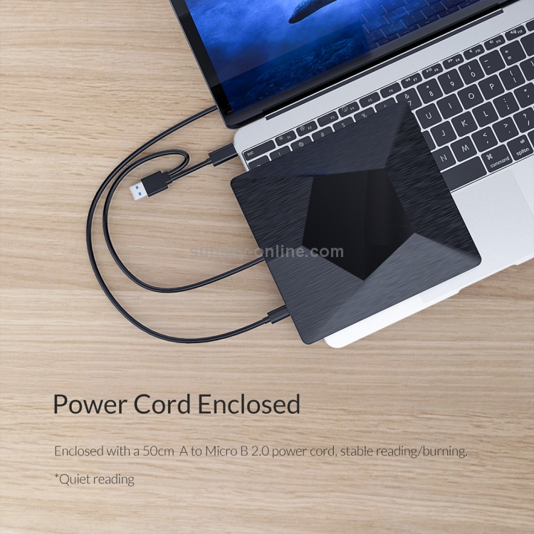 SUNSKY ORICO DVDXD007 Portable USB 3.0 Interface External CD DVD