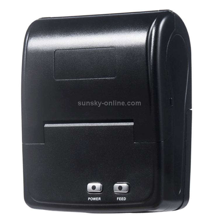 QS-5802 Impresora matricial portátil de recibos Bluetooth de 58 mm y 8 pines (negro) - 1