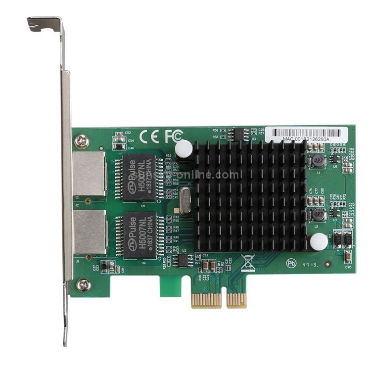 TXA020 Intel 82575 Puertos duales RJ45 NIC 10/100/1000 Adaptador de tarjeta de red PCI Express PCIE x1 Gigabit - 1
