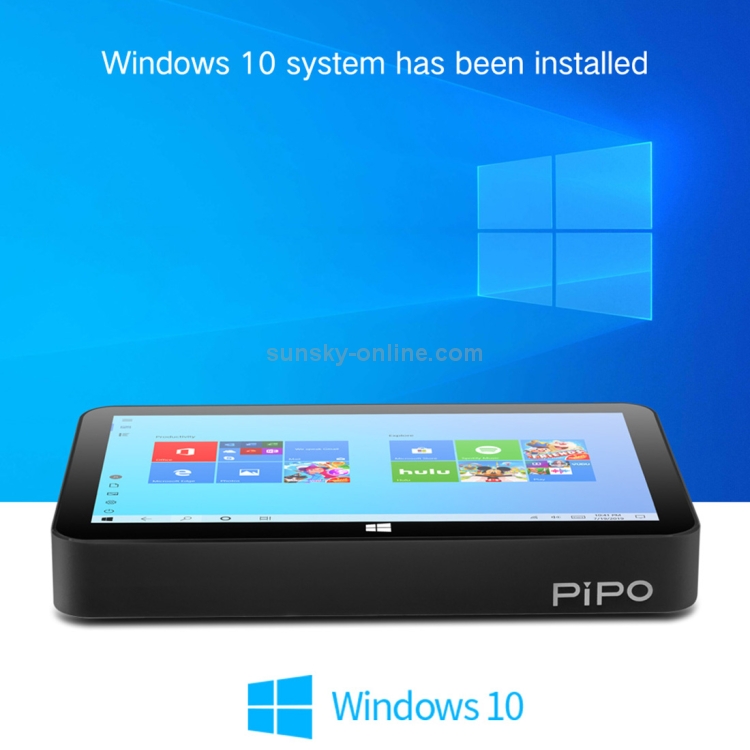 PIPO X11 TV Box Style Tablet Mini PC, 3GB+64GB, 9.0 pulgadas Windows 10 Intel Celeron N4020 Quad Core hasta 2.8 GHz, ESEM/EU Plug (negro) - 9