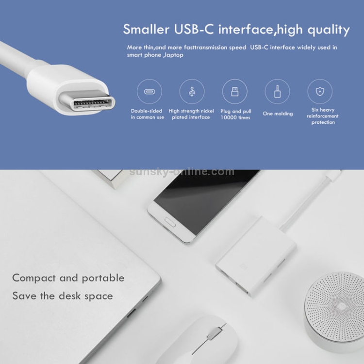 Original Xiaomi USB-C to VGA Adaptor Multi-function 5 in 1 Gigabit Ethernet HD Display Output Adaptor (White) Original Xiaomi USB-C to VGA Adaptor Multi-function 5 in 1 Gigabit Ethernet HD Display Output Adaptor (White)