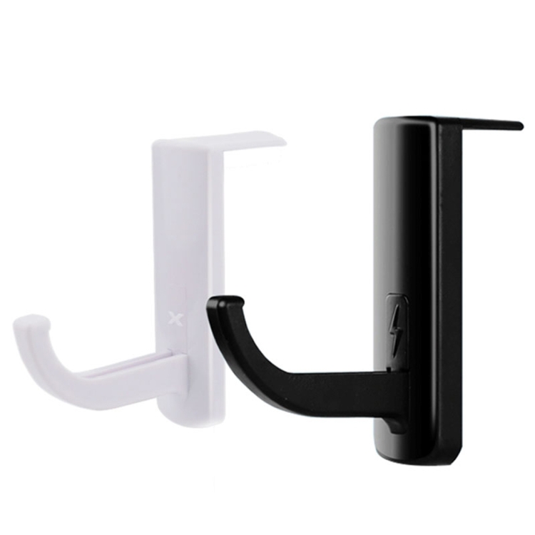 Soporte universal para auriculares, monitor de PC, escritorio, soporte para auriculares, gancho (negro) - 2