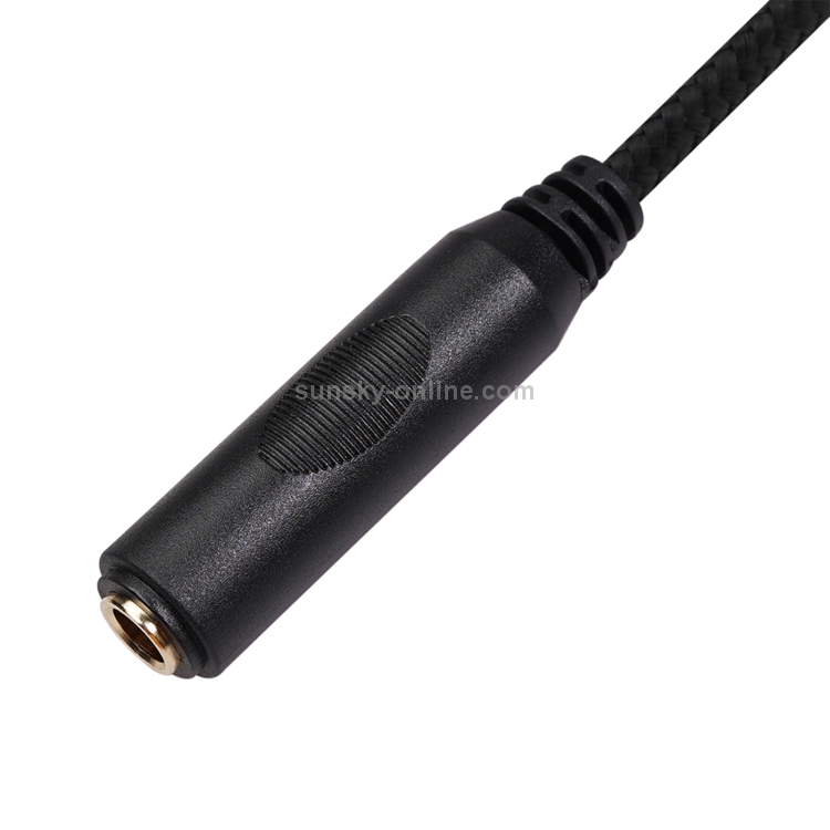 3662B Câble adaptateur audio 6,35 mm femelle à 3,5 mm mâle, longueur: 30 cm