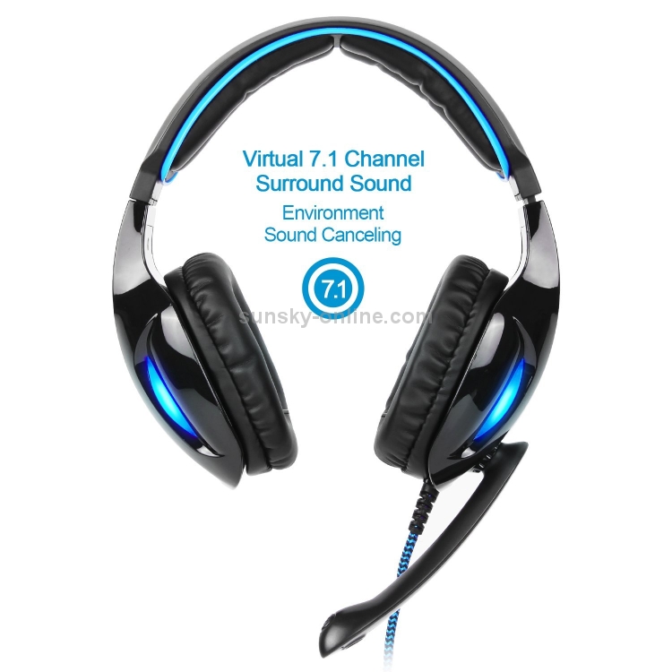 SADES SA 902 7.1 Channel Wire controlled Gaming Headset with