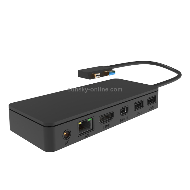 ONTEN OT-65002 12 IN 1 Tipo C + USB + USB + RJ45 + HDMI Station (Negro) - 2