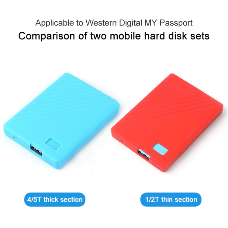 My passport 1T 2T shockproof hard drive protective silicone case cover G*HWC 