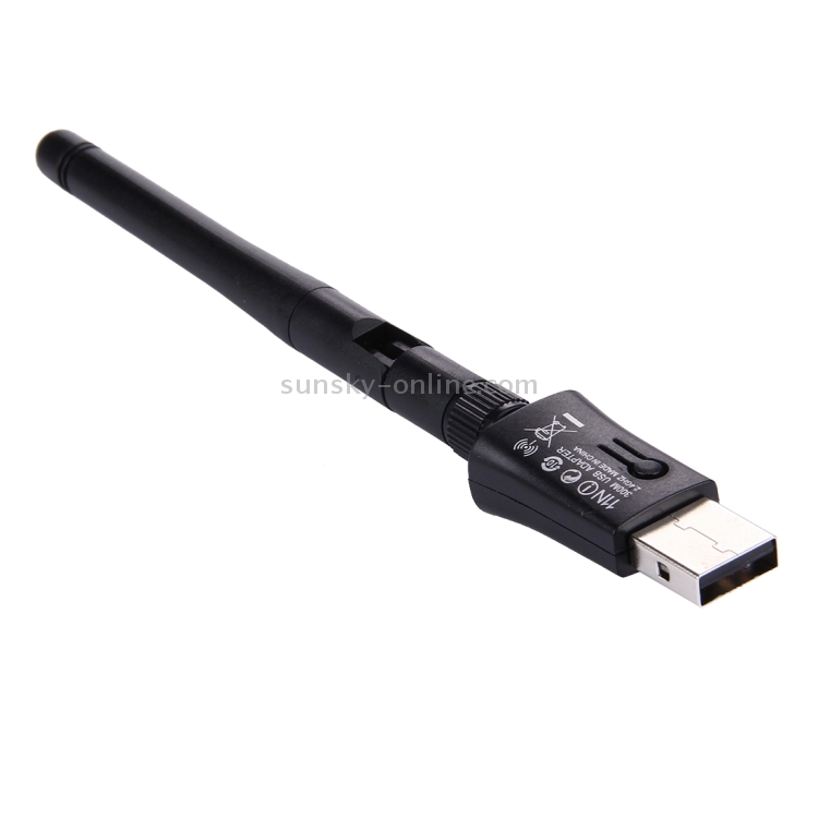 Mini adaptateur USB 2.0 réseau sans fil N 300Mb/s - Clé USB WiFi 802.11n  2T2R
