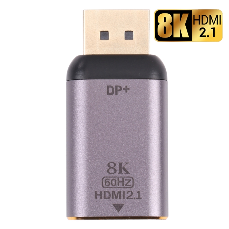 8K 60Hz HDMI 2.1 Female to DP Male Adapter - 3