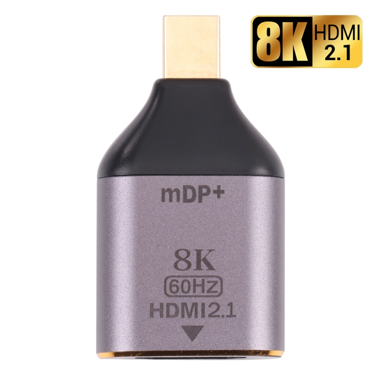 8K 60Hz HDMI 2.1 Female to Mini DP Male Adapter - 3