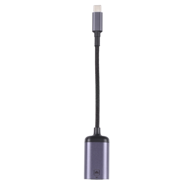 USB-C / Type-C Male to 100M RJ45 Female Adapter Cable - 2
