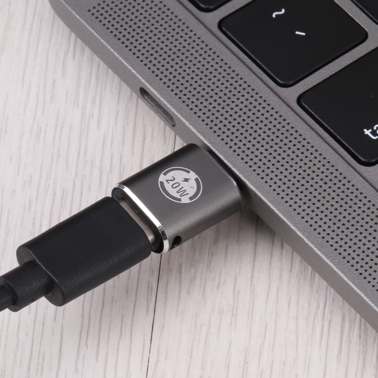20W 8 Pin Male to USB-C / Type-C Female Straight Charging Adapter 20W 8 Pin Male to USB-C / Type-C Female Straight Charging Adapter