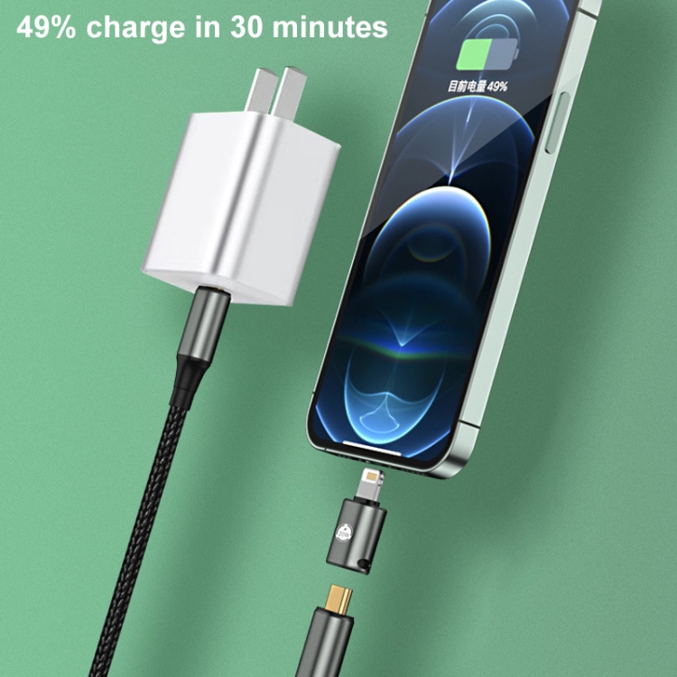 20W 8 Pin Male to USB-C / Type-C Female Straight Charging Adapter 20W 8 Pin Male to USB-C / Type-C Female Straight Charging Adapter