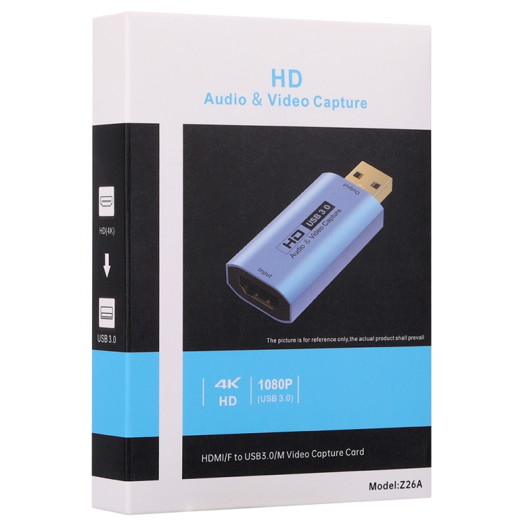 Tarjeta de captura de video HD Z26A HDMI/F hembra a USB 3.0/M macho - 3